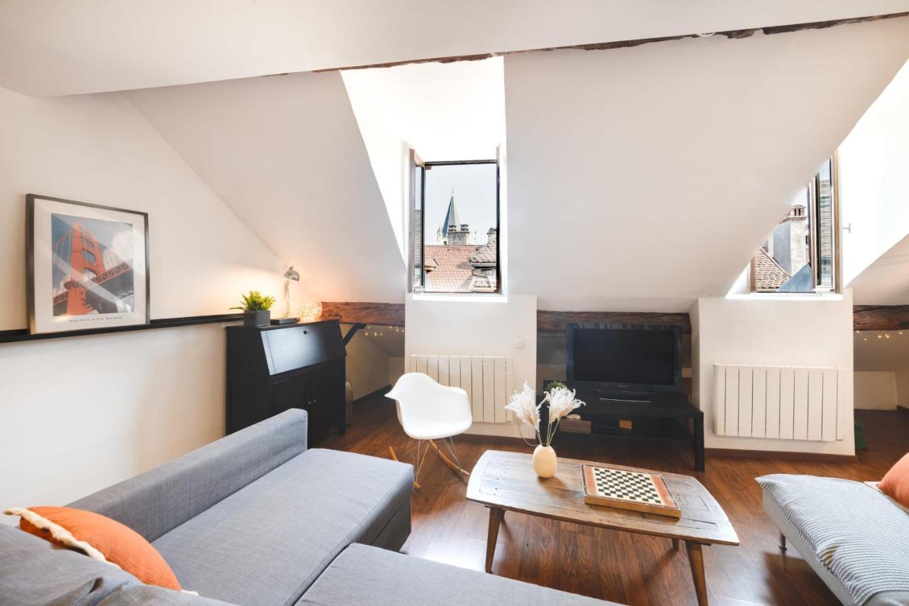 Apartament Le Philosophe - Flat In The Heart Of Annecy'S Old Town Zewnętrze zdjęcie
